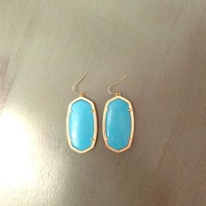 Kendra Scott Turquoise Danielle Earrings